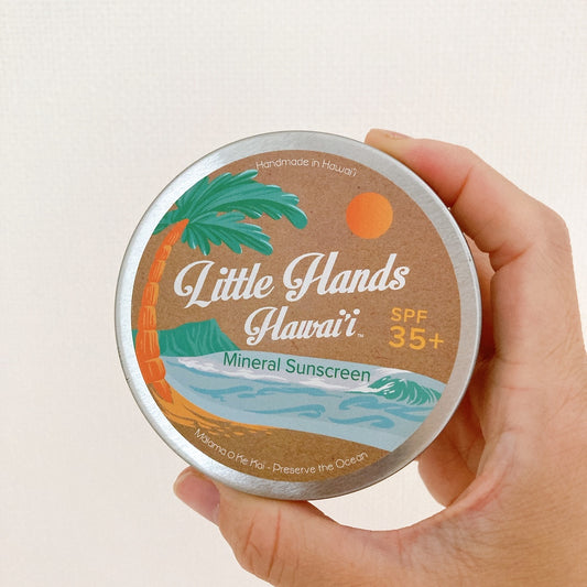 赤ちゃんから使えるハワイの日焼け止め(缶)