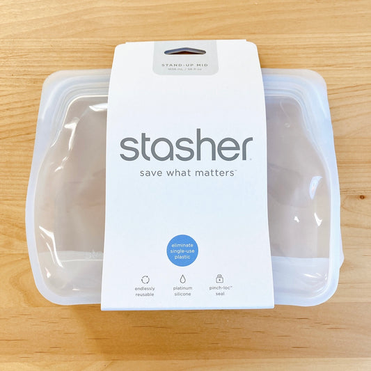 stasherシリコンバッグ/スタンドアップ